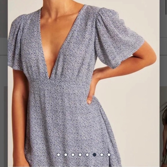 Abercrombie & Fitch Floral V Neck Dress - Picture 3 of 7
